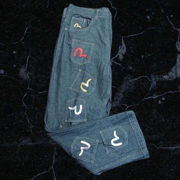 Vintage Evisu Multi Pocket Jeans